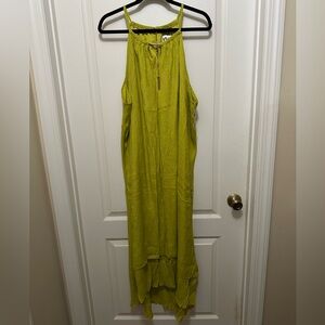 Mlle Gabrielle Chartreuse Sleeveless Dress